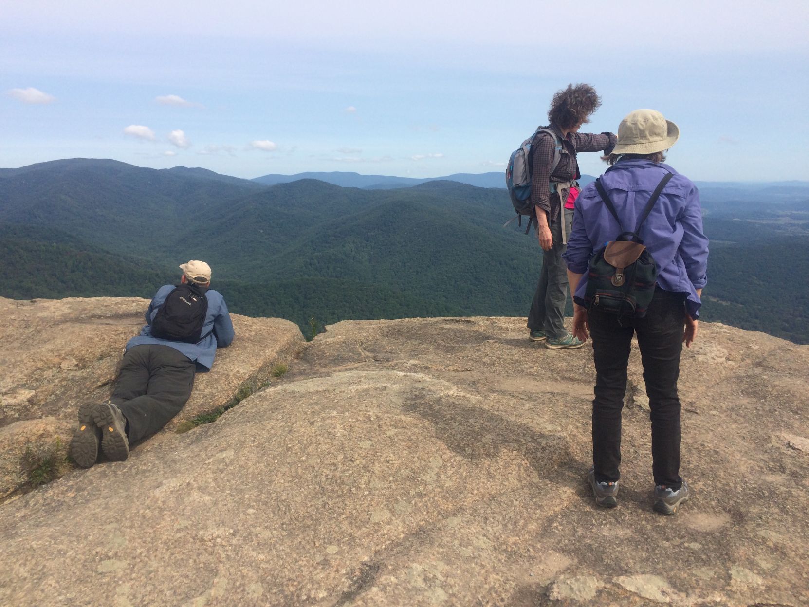 view from near top of Old Rag